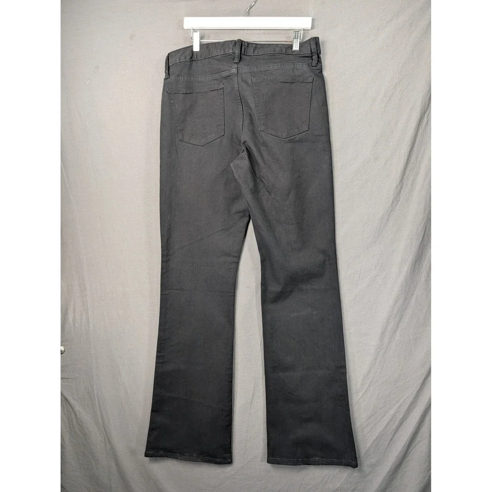 Gap Womens 14 Curvy Bootcut Jeans Black Stretch Denim Mid Rise Pants NWT 7214